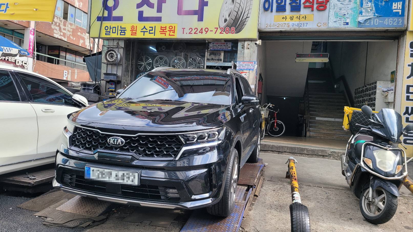 장안평 휠 수리 휠 복원 저렴한곳