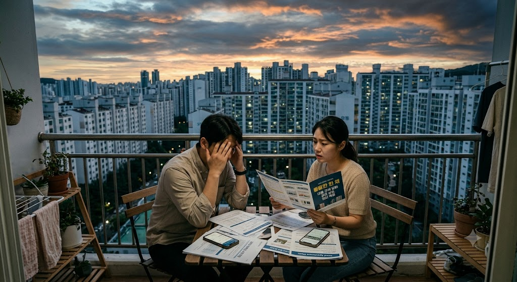 내집 마련을 고민하는 부부.
다음부동산을 참고.