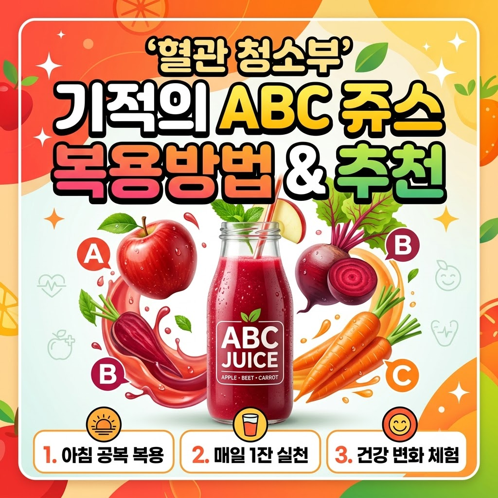 ABC쥬스 복용방법 및 추천