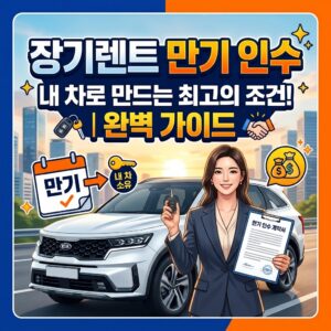 장기렌트 인수 할부
