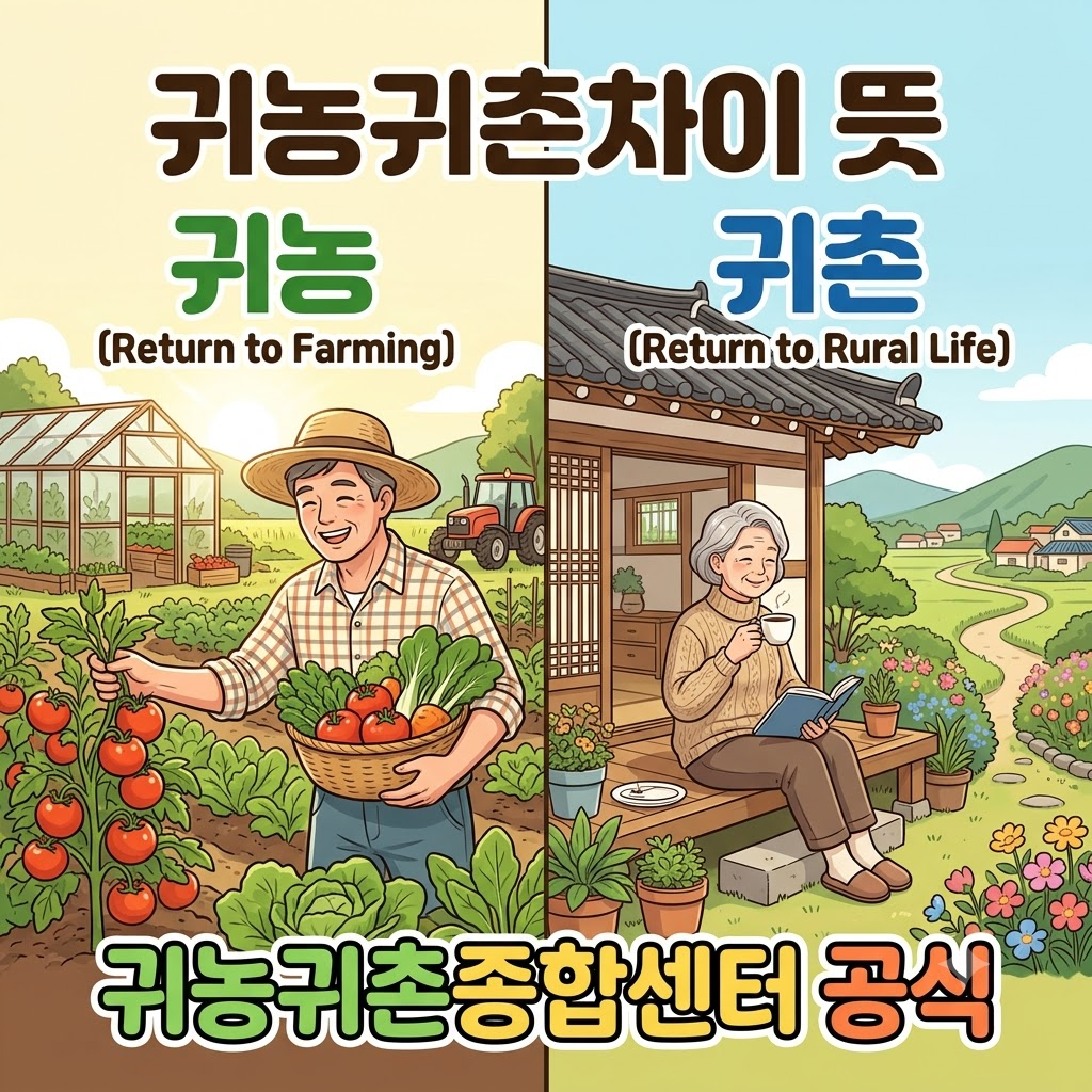 귀농귀촌차이